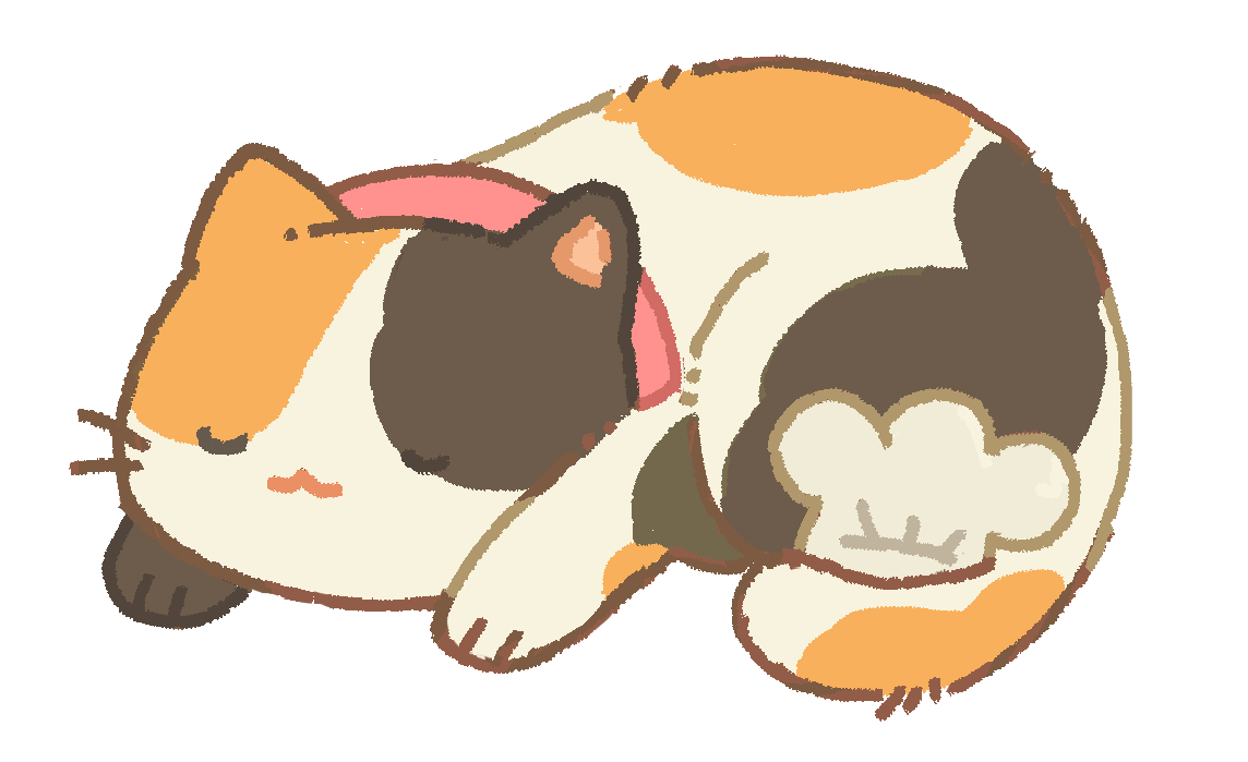sleeping cat icon